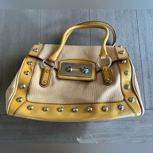 Dolce & Gabbana Leather and Patent Handbag